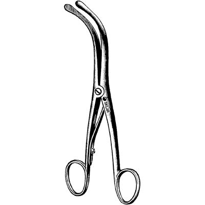 Jackson Tracheal Hemostat, Curved, 5 1/2" (14.0 Cm)